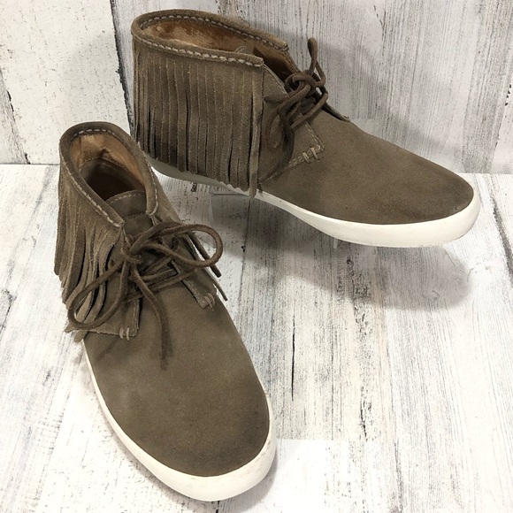 Frye Shoes - Frye Fringe Suede Ankle Boot
